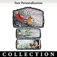 Songbird Inspirations Personalized Welcome Sign Collection