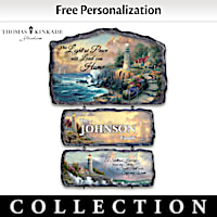 Thomas Kinkade Studios Personalized Welcome Sign Collection
