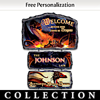 Dragon's Lair Personalized Welcome Sign Collection
