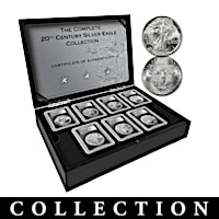 The Complete 20th Century Silver Eagle Coin Collection