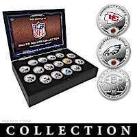 The Complete NFL Silver Dollar Proof Coin Collection