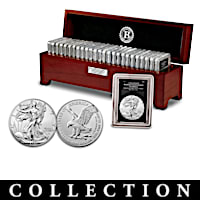 Complete American Eagle Silver Dollar Coin Collection