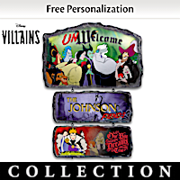 Disney Villains Personalized Welcome Sign Collection