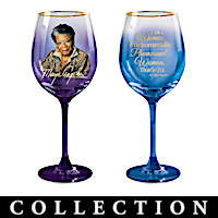 Dr. Maya Angelou Inspirations Wine Glass Collection