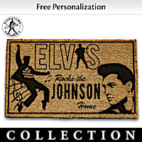 Elvis Personalized Welcome Mat Collection