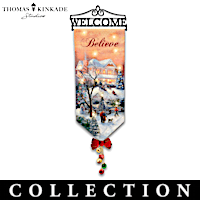 Thomas Kinkade Seasons Of Light Welcome Sign Collection