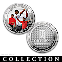 The Tiger Woods Greatest Golfer Of All Time Coin Collection