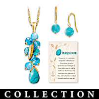 Beauty Of Nature Pendant Necklace And Earrings Collection