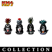 KISS Artificial Succulent Collection With Sculpted Planters