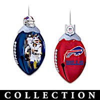 Buffalo Bills FootBells Ornament Collection