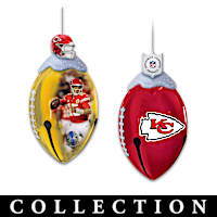 Kansas City Chiefs FootBells Ornament Collection