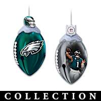 Philadelphia Eagles FootBells Ornament Collection