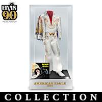 Elvis Presley Legacy Pin Collection With Display Case