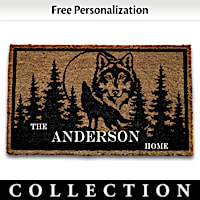 Wilderness Majesty Personalized Welcome Mat Collection