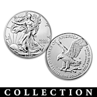 Complete American Eagle Silver Dollar Coin Collection