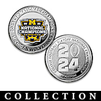 Michigan 2023 CFP National Champions Coin Collection
