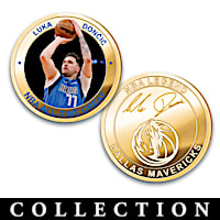 Luka Doncic NBA All-Time Great Coin Collection