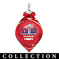 Kansas City Chiefs Super Bowl LVIII Ornament Collection