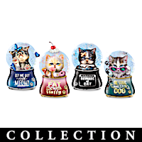 Kayomi Harai: Cats With Sass Glitter Globe Collection