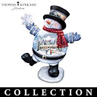 Thomas Kinkade Studios Snow Bellies Snowglobe Collection