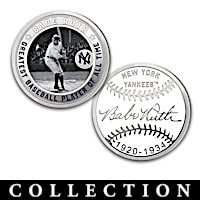 The Babe Ruth Greatest Of All Time Coin Collection