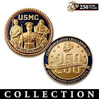 USMC 250th Anniversary Challenge Coin Collection