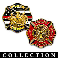 Fire And Rescue Commemorative Challenge Coin Collection