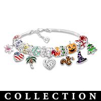 Charming Touches Seasonal Charm Collection With Bracelet
