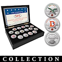 Complete NFL Legacy Silver Dollar Coin Collection