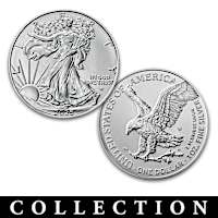 Complete American Eagle Silver Dollar Coin Collection