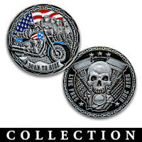 Live Free, Ride Hard Challenge Coin Collection