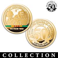 Minted In U.S.A. 50th Anniversary Vietnam War Coins