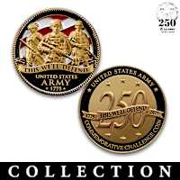 U.S. Army 250th Anniversary Challenge Coin Collection