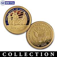 Made In America U.S.A. 250th Anniversary Challenge Coins