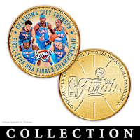The Oklahoma City Thunder 2025 NBA Champions Coin Collection