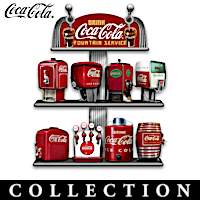 COCA-COLA Soda Fountain Memories Sculpture Collection