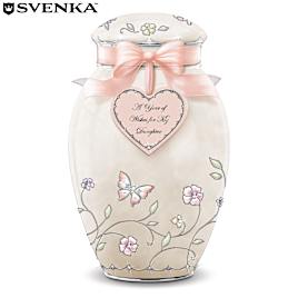 Porcelain Musical Jar With 365 Messages For Your Daughter