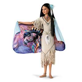 Maiden Portrait Doll And Laurie Prindle Art Shawl