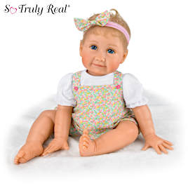"Sugar And Spice" Poseable Lifelike Baby Girl Doll