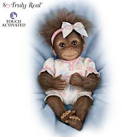 "Keiko" Interactive Monkey Doll Makes Five Sounds