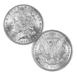 The "Micro-O Error" Morgan Silver Dollar With Display Box