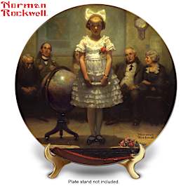 Norman Rockwell "Young Valedictorian" Art Porcelain Plate