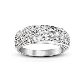 Diamond Elegance Ring Size 8