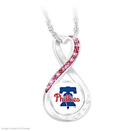 "Philadelphia Phillies Forever" Infinity Pendant Necklace