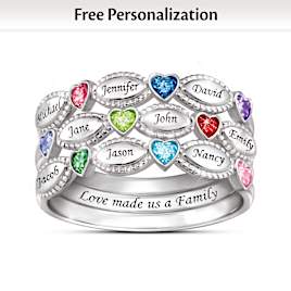 My Family, My Love: 3 Stacking Rings