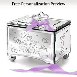 The Love Between A Mother And Daughter Personalized Music Box