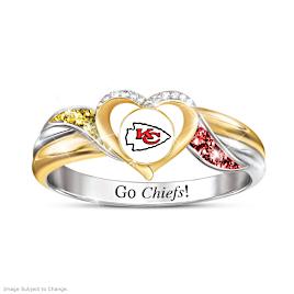 Kansas City Chiefs Pride Ring Size 7.5
