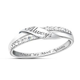 Until We Meet Again Diamond Ring Size 11.5