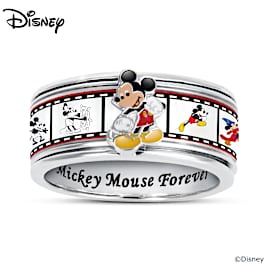 Disney "Mickey Mouse Forever" Women's Spinning Ring