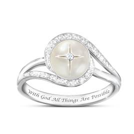 God's Pearl Of Wisdom Ring Size 11